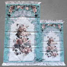Load image into Gallery view, Luxury prayer rug flower pattern with name (Adult / Child)