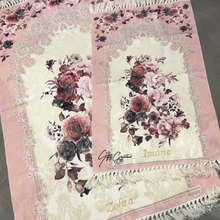 Load image into Gallery view, Luxury prayer rug flower pattern with name (Adult / Child)