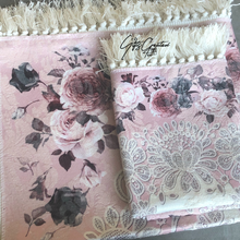 Load image into Gallery view, Luxury prayer rug flower pattern with name (Adult / Child)