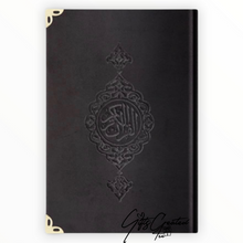 Load image into Gallery view, Velvet Quran with golden page border