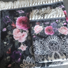 Afbeelding in Gallery-weergave laden, Luxe gebedskleed bloemenpatroon met naam (Volwassene)