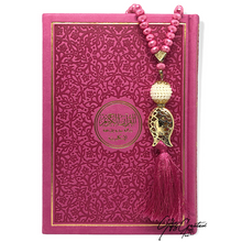 Afbeelding in Gallery-weergave laden, Lederen Rainbow Koran met Engelse vertaling