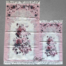 Afbeelding in Gallery-weergave laden, Luxe gebedskleed bloemenpatroon met naam (Volwassene)