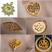 Afbeelding in Gallery-weergave laden, Tasbih (Goudkleurige naam en hangertje)