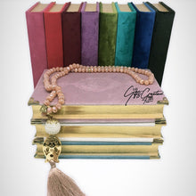 Load image into Gallery view, Velvet Quran with golden page border