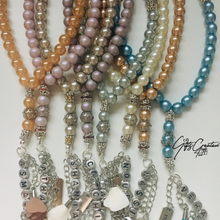 Afbeelding in Gallery-weergave laden, Tasbih (Zilverkleurige naam en hangertje)