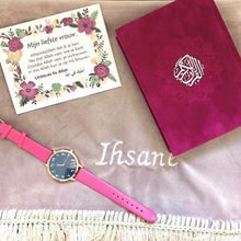 Load image into Gallery view, Velvet Rainbow Koran with silver details on cover