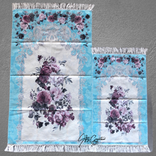 Afbeelding in Gallery-weergave laden, Luxe gebedskleed bloemenpatroon met naam (Volwassene)