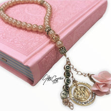 Afbeelding in Gallery-weergave laden, Tasbih (Goudkleurige naam en hangertje)