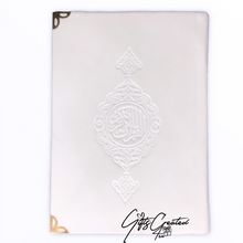 Load image into Gallery view, Velvet Quran with golden page border