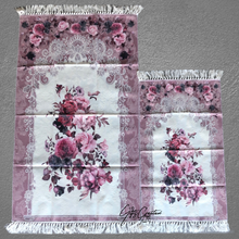 Afbeelding in Gallery-weergave laden, Luxe gebedskleed bloemenpatroon met naam (Volwassene)