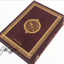 Load image into Gallery view, Velvet Quran with golden details on cover
