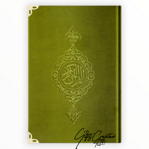 Fluwelen Koran met gouden paginarand