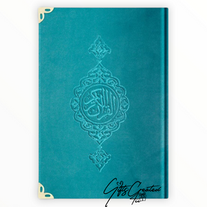 Fluwelen Koran met gouden paginarand